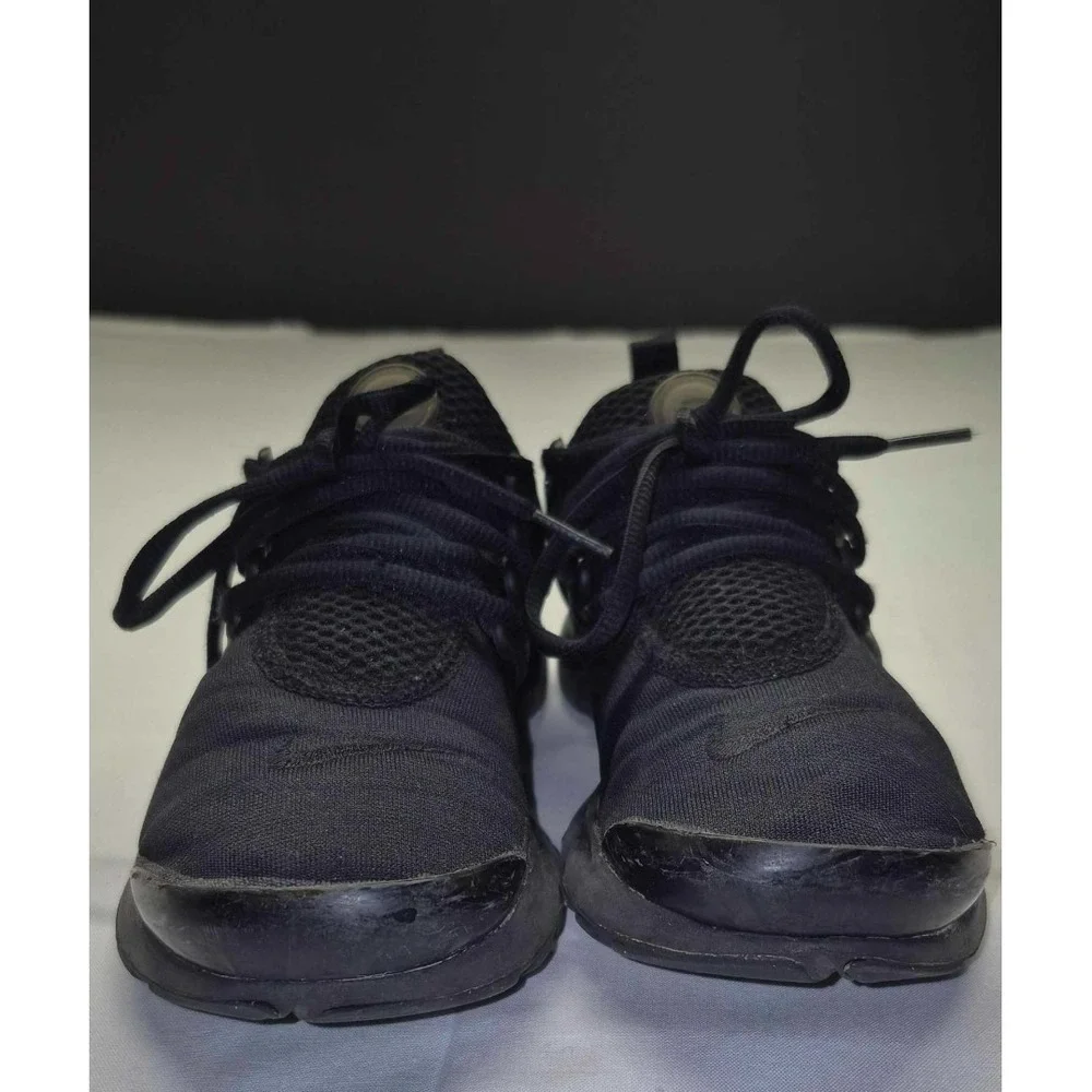 Nike Air Presto GS Triple Black Running‎ Shoes 833875 003 Kids Youth 4